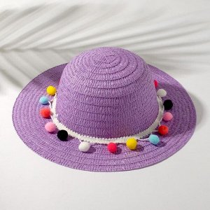 Шляпа детская Ammon Цвет: Фиолетовый (1-3 года). Производитель: MINAKU