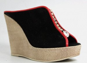 Шлепки Страна производитель: Китай
Размер женской обуви x: 36
Полнота обуви: Тип «F» или «Fx»
Вид обуви: Сабо/Клоги
Материал верха: Замша
Материал подкладки: Натуральная кожа
Каблук/Подошва: Танкетка
