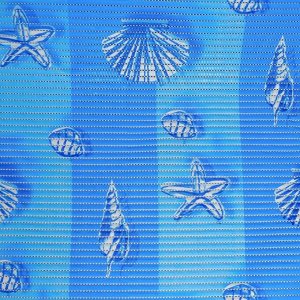 Коврик ПВХ «Прибой«, 0,80x15 м, цвет голубой