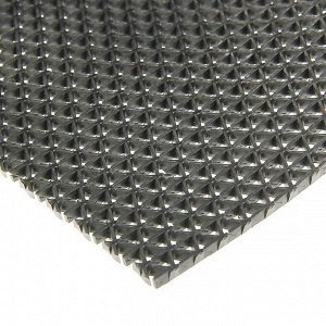 Покрытие ковровое против скольжения «Зиг-заг», 0,9x10 м, цвет чёрный