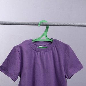 Вешалка-плечики для одежды детская, размер 30-34, цвет МИКС