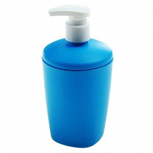 Дозатор для жидкого мыла Aqua, 300 мл, цвет голубой