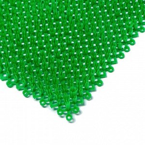 Покрытие ковровое щетинистое без основы «Травка», 40x53 см, цвет зелёный