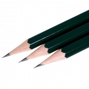 Набор карандашей чернографитных разной твердости Faber-Castel CASTELL 9000, 12 штук, 8B-2H, в металлическом пенале