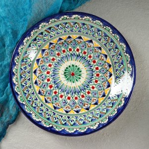 Шафран Набор для блинов Риштан, 7 предметов: тарелка 25см, 6 тарелок 15см
