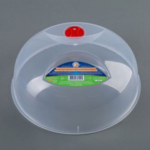 Крышка для посуды микроволновой печи, d=25 см, цвет прозрачный