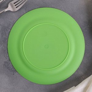 Набор тарелок 20 см, 3 шт, цвет МИКС