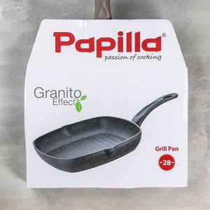 Сковорода-гриль Wilma cappuccino granite, d=28 см