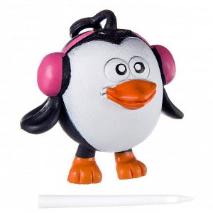 Чудики Bondibon Шар надувной «ЖАМКАРИК» пингвин, BLISTER CARD 15,2х5х22,9 см