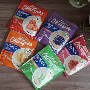 Хлопья Моя овсянушка каша ассорти, 40г