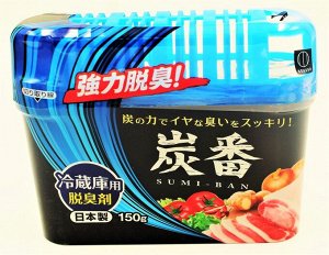Поглотитель запаха д/холодильника Kokubo Sumiban Refrigerator Deodorizer 150 гр/Япония, ,