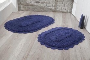 Набор ковриков для ванной синий
