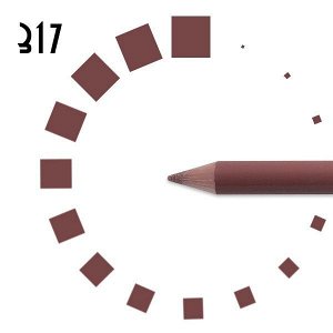 Ресничка 317 Карандаш для Губ Коричнево-красный нюд