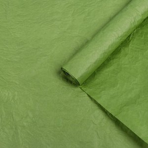 Бумага упаковочная "Эколюкс", темно-зеленый, 0,7 x 5 м