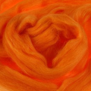 Шерсть для валяния (035 оранжевый), 50 г