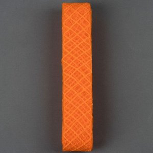 Регилин плоский «Клетка», 45 мм, 22 ± 1 м, цвет оранжевый