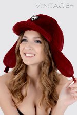 &quot;Hanna&quot; ушанка с козырьком женская