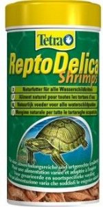 Tetra Repto Delica Shrimps креветки лакомство для водных черепах 250 мл