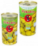 Оливки PIKOLIN с косточкой 280 гр