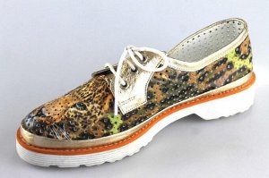 Туфли Страна производитель: Турция
Полнота обуви: Тип «F» или «Fx»
Тип носка: Закрытый
Форма мыска/носка: Закругленный
Каблук/Подошва: Плоская подошва
Высота каблука (см): 3
Материал верха: Натуральна