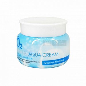 FarmStay Увлажняющий кислородный крем O2 Premium Aqua Cream