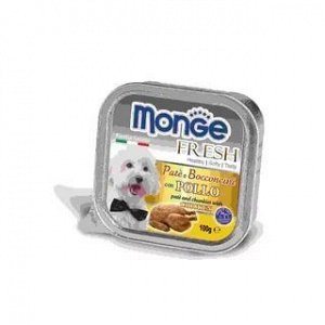 Monge Dog Fresh консервы для собак курица 100г