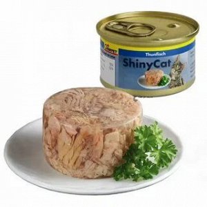 GimCat ShinyCat консервы для кошек из курицы с крабом 70 г