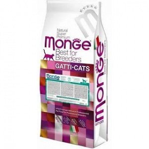 Monge Cat корм для взрослых кошек 10 кг