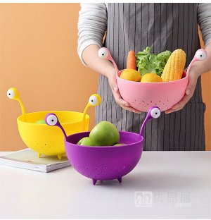 Дуршлаг Дуршлаг-глазастик  наполнит вашу кухню яркими красками.
