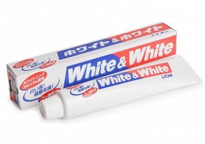 Lion" "White & white" зубная паста с двойным отбеливающим эффектом 150 г. (в коробке)