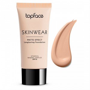 Topface Тон основа матир РТ468"Skin Wear Matte Longlasting Foundation" (30 ml) тон 03, натуральный