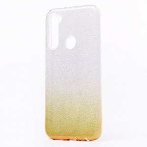 Чехол-накладка SC097 Gradient для "Xiaomi Redmi Note 8" (black/silver)