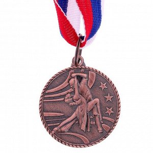Медаль тематическая «Парные танцы», бронза, d=3,5 см