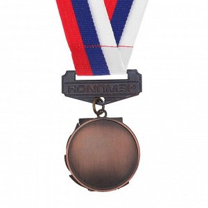 Медаль призовая с колодкой 164, 4,3 х 4,6 см. 3 место. Цвет бронз