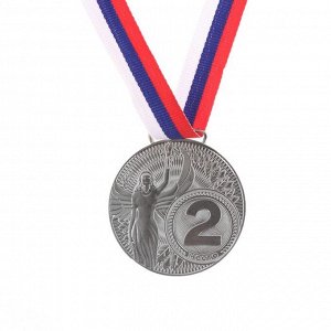 Медаль «Ника», 2 место, серебро, d=4,5 см