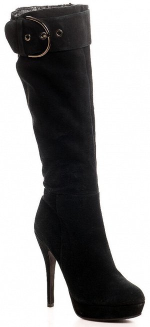 Сапоги Страна производитель: Китай
Вид обуви: Сапоги
Размер женской обуви x: 35
Полнота обуви: Тип «F» или «Fx»
Цвет: Черный
Материал верха: Замша
Материал подкладки: Байка
Форма мыска/носка: Закругле