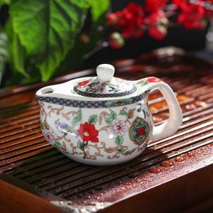 Чайник керамический заварочный «Цветы», 200 мл