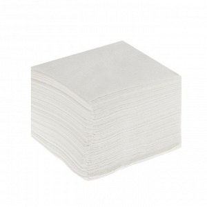 Салфетки бумажные белые, 24*24 см, 100 шт.