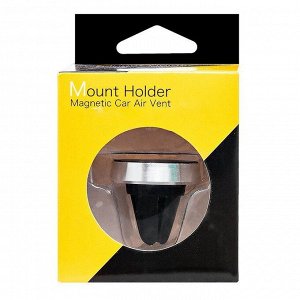 Держатель автомобильный 001 Mount holder magnetic car air vent (black)