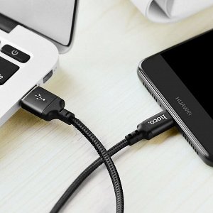 Кабель USB - Type-C Hoco X14 Times Speed  100см 3A (black)