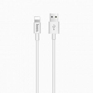 Кабель USB - Apple lightning Hoco X23 Skilled, 100 см. (white)