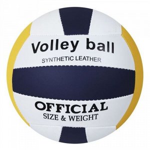 Мяч волейбольный ,размер 5, 2 подслоя, машинная сшивка   V
