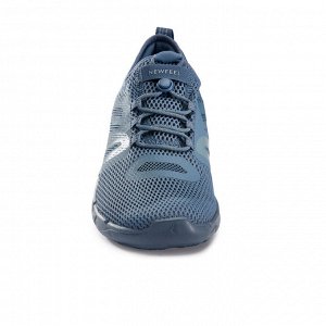 Кроссовки для спортивной ходьбы мужские PW 500 Fresh сине-зеленые NEWFEEL
