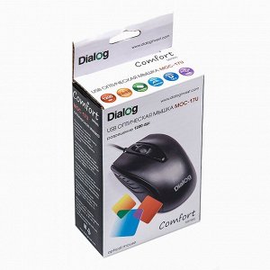 Мышь оптическая Dialog Comfort MOC-17U (black) (black)