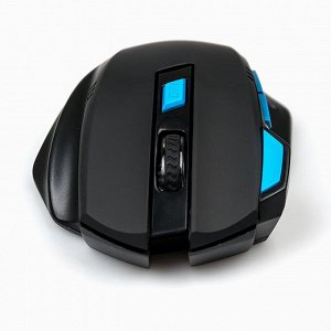 Мышь оптическая беспроводная Dialog Gan-Kata MRGK-14U RF (black/blue)