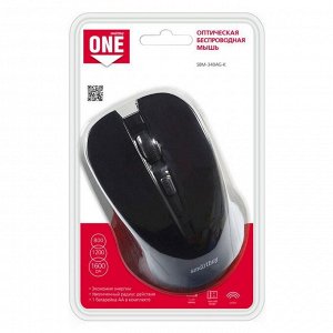 Мышь оптическая беспроводная Smart Buy SBM-340AG-K ONE (black)