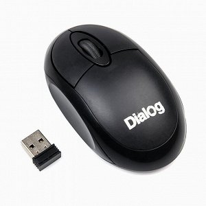 Мышь оптическая беспроводная Dialog Comfort MROC-10U RF (black) (black)