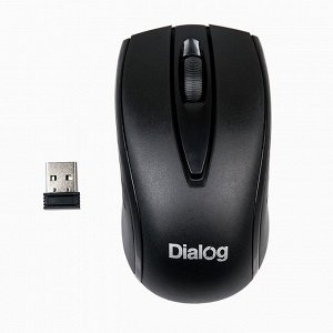 Мышь оптическая беспроводная Dialog Comfort MROC-17U RF (black) (black)