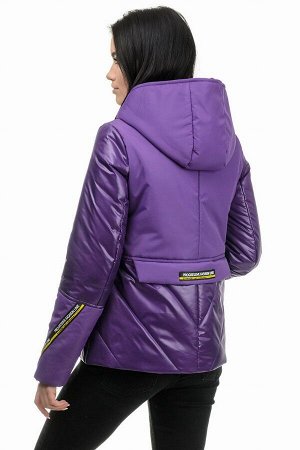 Демисезонная куртка «Матиса», 42-48, арт.277 фиолет