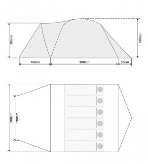 Палатка Fieldoor A16079 (быстрая сборка)